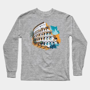 Watercolor: travel with me Long Sleeve T-Shirt